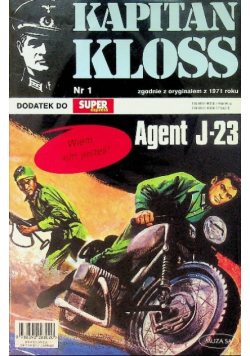 Kapitan Kloss nr 1 Agent J 23