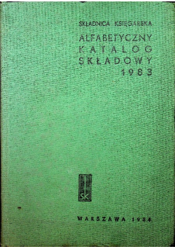 Alfabetyczny katalog składowy 1983