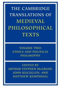 The Cambridge Translations of Medieval Philosophical Texts