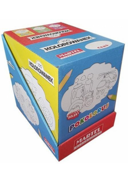 100 kolorowanek MIX display MARTEL