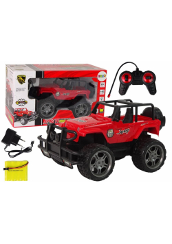 Jeep Cross- Country zdalnie sterowany czerwony
