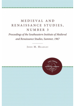 Medieval and Renaissance Studies, Number 3