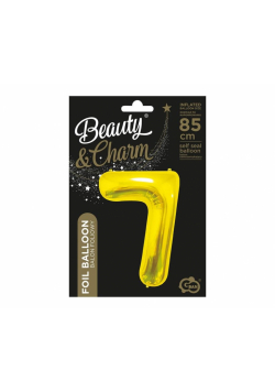 Balon foliowy B&C 7 złoty 85cm