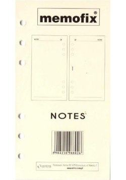 Wkład do organizera Memofix standard ST/notesANTRA