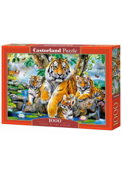 Puzzle 1000 Tigers by the Stream CASTOR