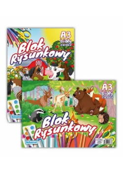 Blok rysunkowy A3/20K 80g (10szt)