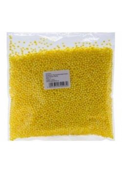 Styropianowe kulki 4mm żółte 10g