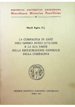 Compagnia Di Gesu Nell impero Russo