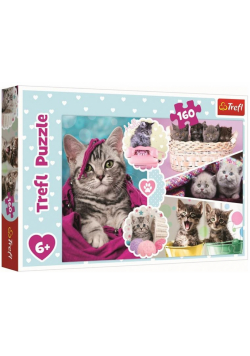 Puzzle 160 Urocze kotki TREFL