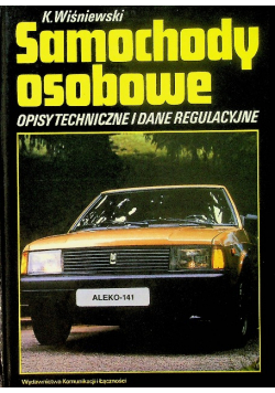 Samochody osobowe opisy techniczne i dane regulacyjne