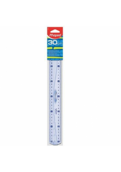 Linijka Geometric 30cm dwustronna bls MAPED