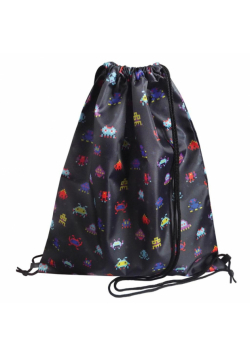 Worek na buty granatowy Piksele