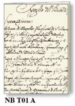 Notes ozdobny A5 BR NB T01 A Pismo ROSSI