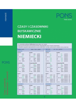 Czasy i czasowniki błyskawicznie niemiecki
