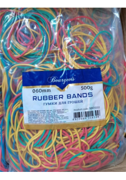 Gumki recepturki 60 mm 500g mix kolorów