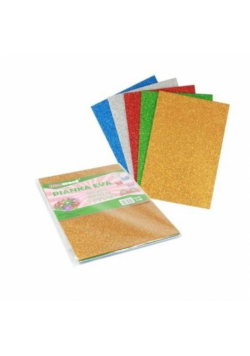 Pianka brokatowa mix 20x30cm 5szt