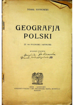 Geografia Polski 1922 r.