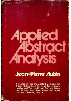 Applied abstract analysis