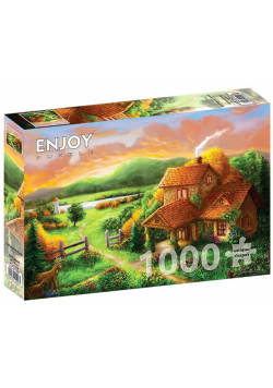 Puzzle 1000 Chatka o zmierzchu