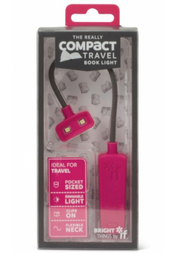 Compact Book Light Lampka do książki różowa