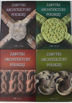 Zabytki Architektury Polskiej  Tom od 1 do 4