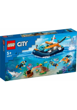 LEGO(R) CITY 60377 Łódź do nurkowania badacza