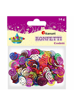 Konfetti spiralki mix 14g