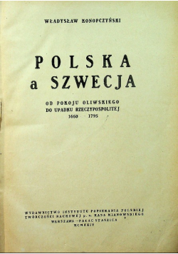 Polska a Szwecja 1924 r.