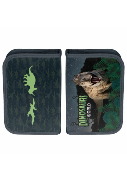 Piórnik z wyposażeniem 1-kom Dinozaur PP23DZ-P001