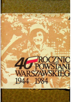 40 rocznica Powstania Warszawskiego 3 tomy
