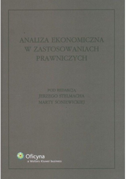 Analiza ekonomiczna w zastosowaniach prawniczych