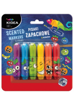 Pisaki zapachowe A 6 kolorów KIDEA