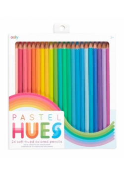 Kredki ołówkowe pastelowe Pastel Hues 24 kolory