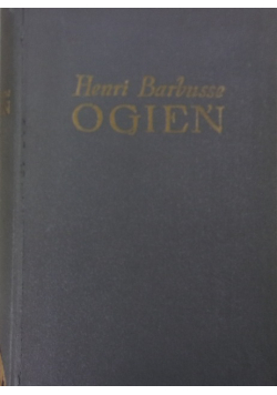 Ogień powieść