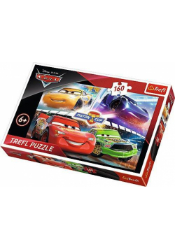 Puzzle 160 Zwycięski wyścig Cars TREFL
