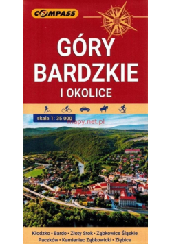 Mapa turystyczna Góry Bardzkie i okolice 1:35 000