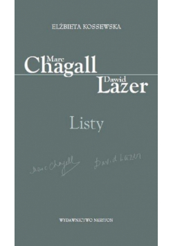 Marc Chagall-Dawid Lazer. Listy