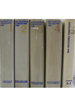Encyklopedia powszechna Tom 1 do 5