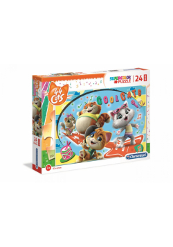 Puzzle 24 Maxi 44 koty - Cool cats