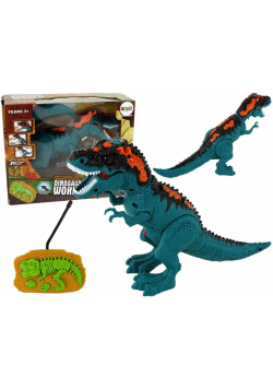 Dinozaur RC światło dźwięk niebieski