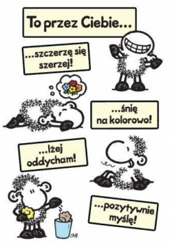 Karnet B6 Sheepworld 55397 Dziękuję
