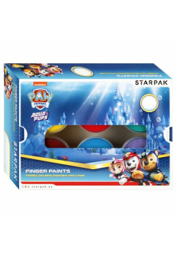 Farby do malowania palcami 6 kolorów 40ml