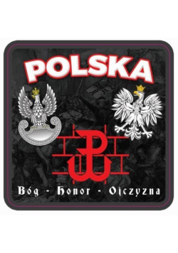 Podkładki pod kubek Patriotyczne, zestaw 2szt
