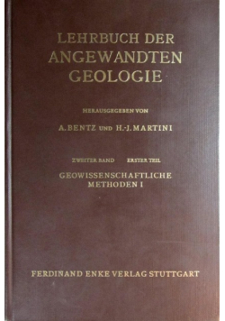 Lehrbuch der angewandten geologie