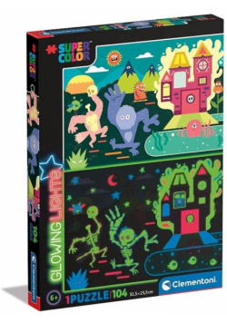 Puzzle 104 Super Color Glowing Monsters