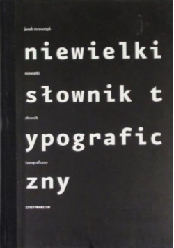 Niewielki słownik typograficzny