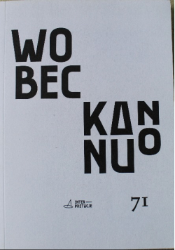 Wobec kanonu problemy metodologiczne
