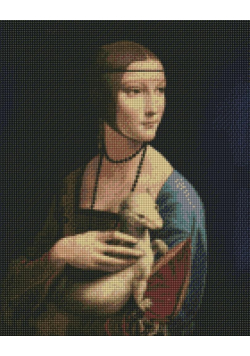 Diamentowa mozaika - Dama z gronostajem 40x50cm
