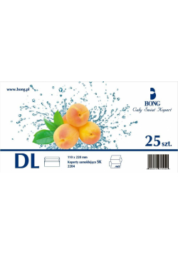 Koperty białe DL SK B/O BM (50szt)