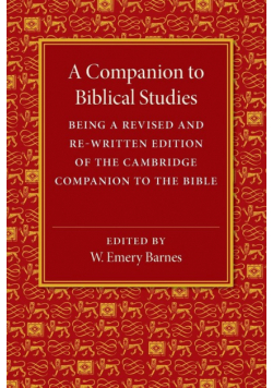 A Companion to Biblical Studies